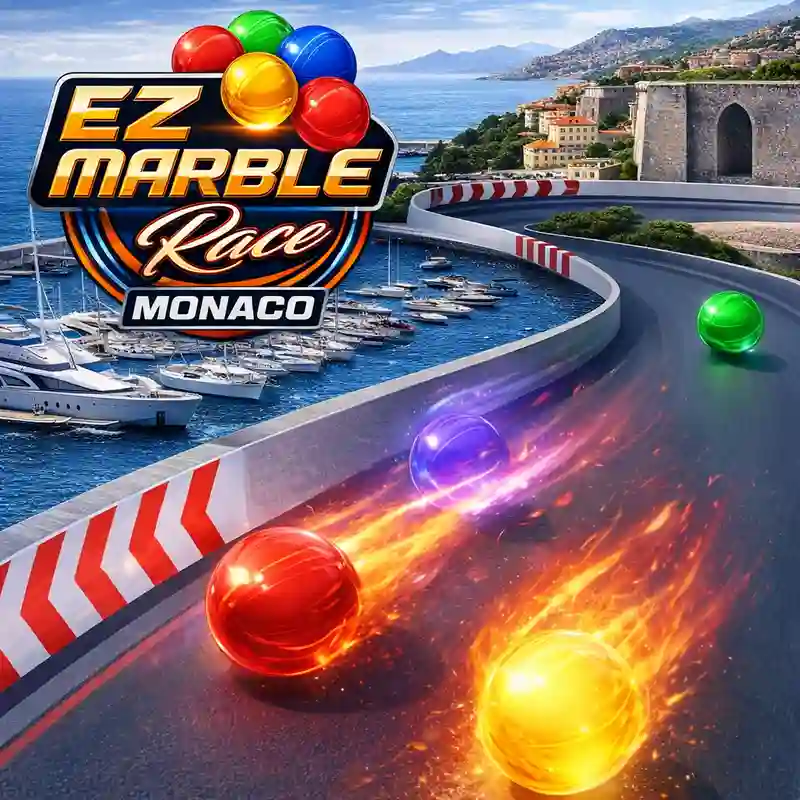 EZ Marble Race Monaco game preview